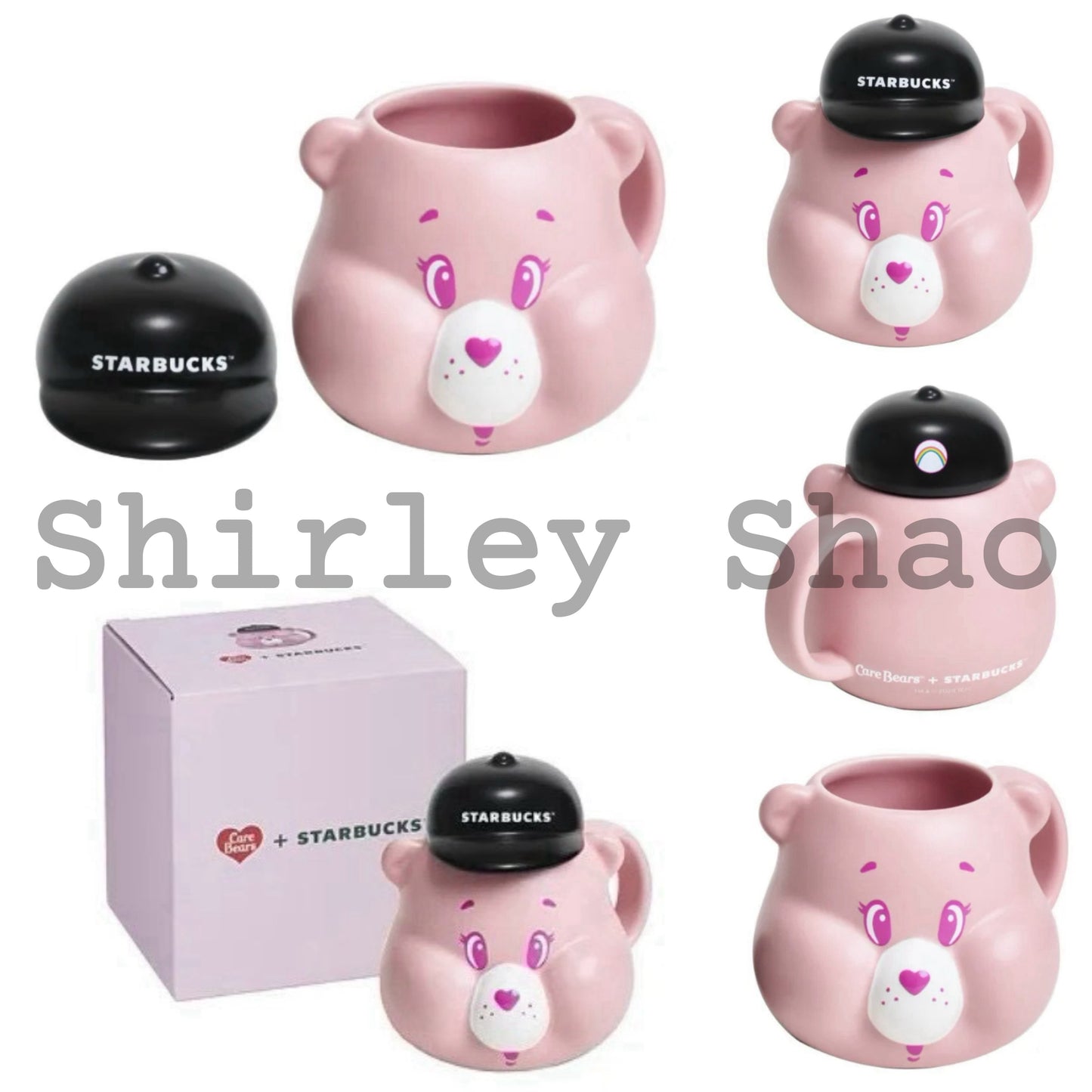 Starbucks Care Bears Pink Cheer Bear Mug 355ml