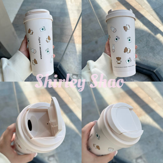 Thailand Starbucks and Miffy Stainless Steel Elma Cup 16oz