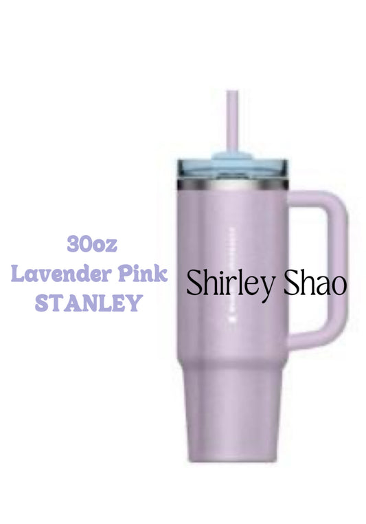 30oz Starbucks Christmas Lavender Pink Stanley Stainless Steel Cup (Release 11/17)