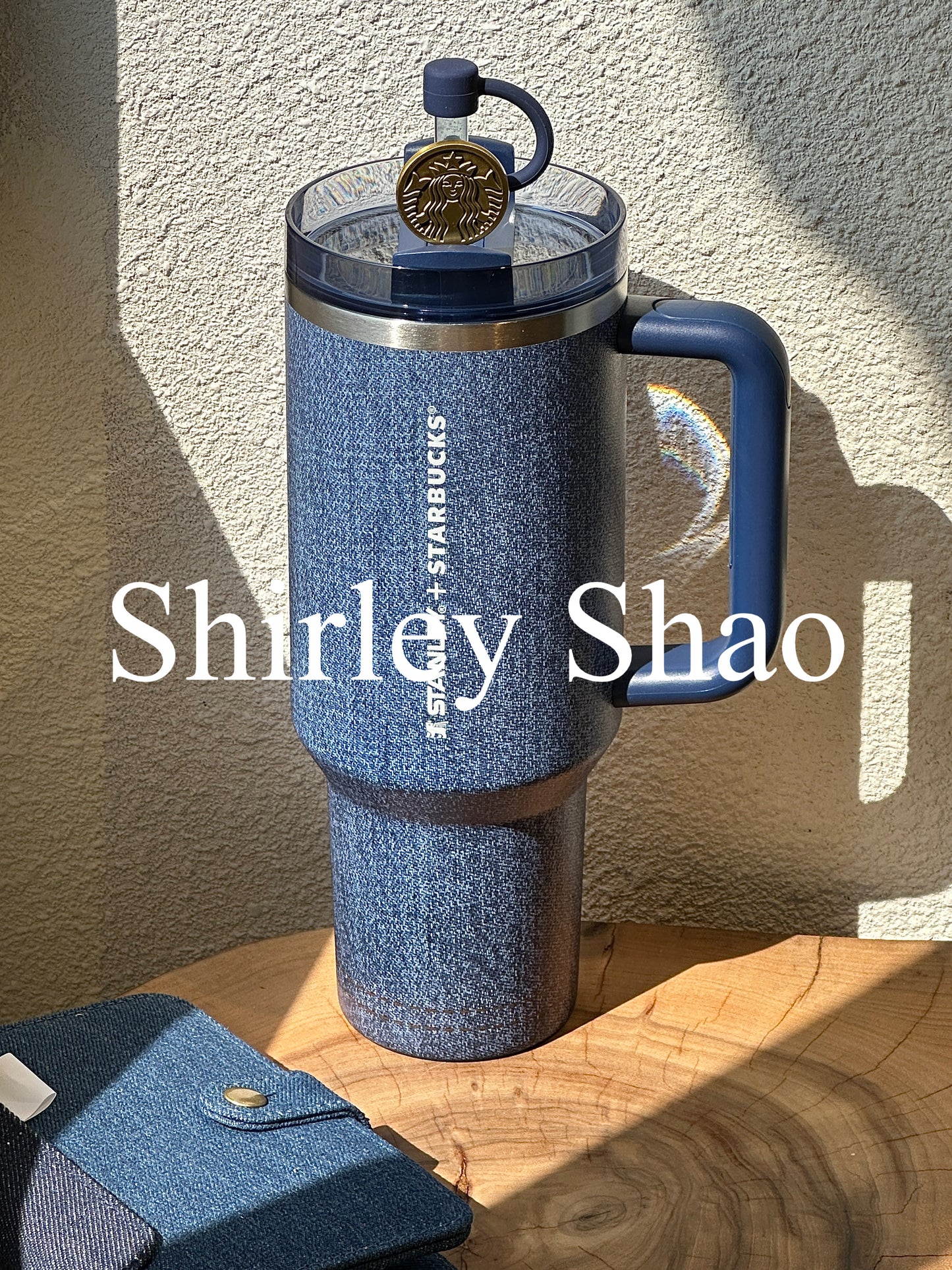 40oz Starbucks China Denim Stanley Stainless Steel Cup(Release 3/17)