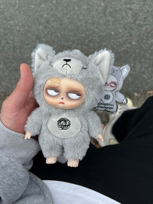 Sleepless Grumpipi Insomnia Rampage Series Blind Box Vinyl Face Mystery Box Macaron Pendants Kid Decoration Toy Gift