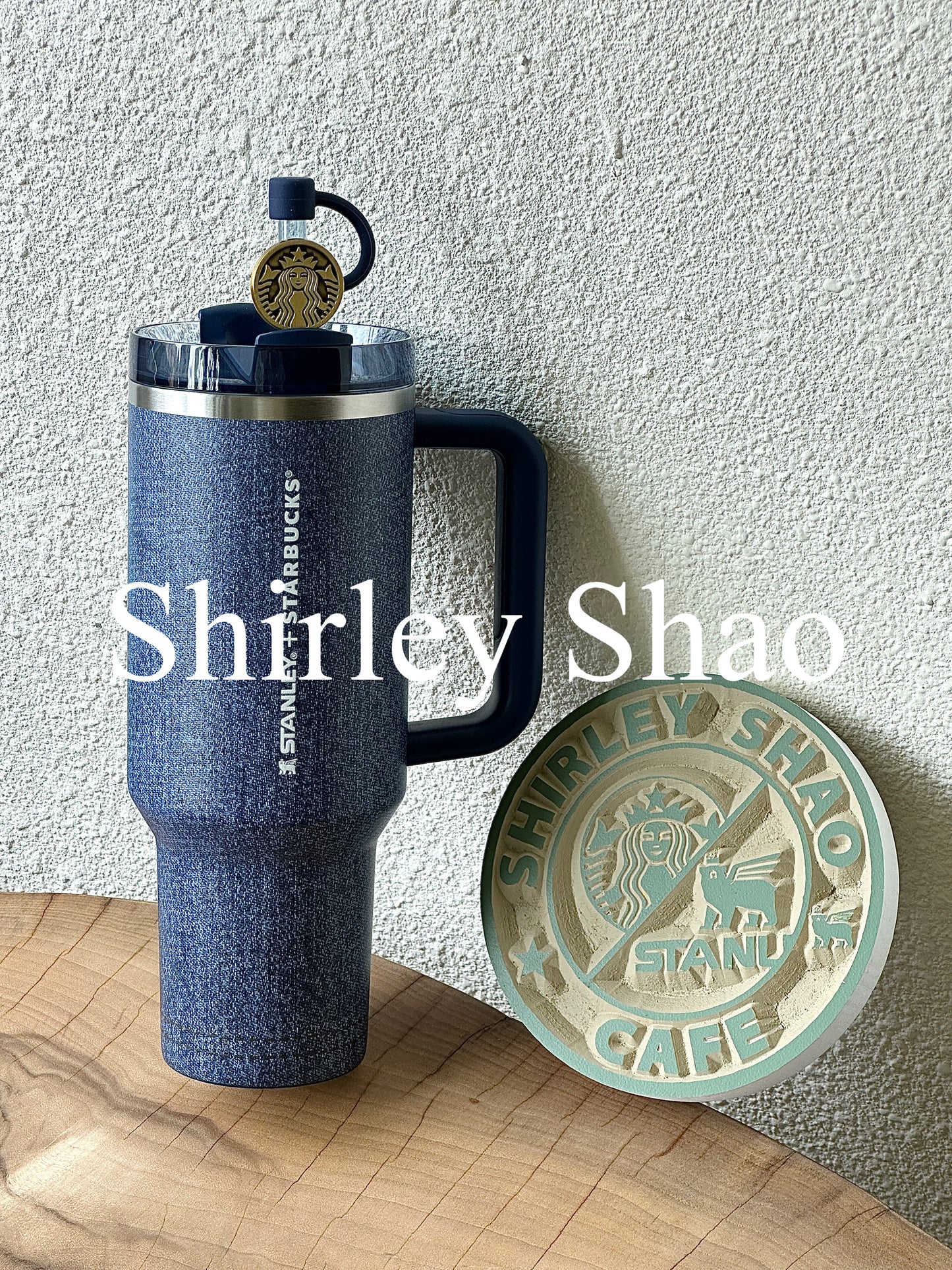 40oz Starbucks China Denim Stanley Stainless Steel Cup(Release 3/17)