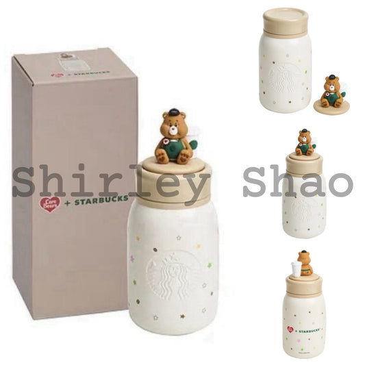 Starbucks Care Bears Tenderheart Bear Stainless Steel Water Bottle 355ml