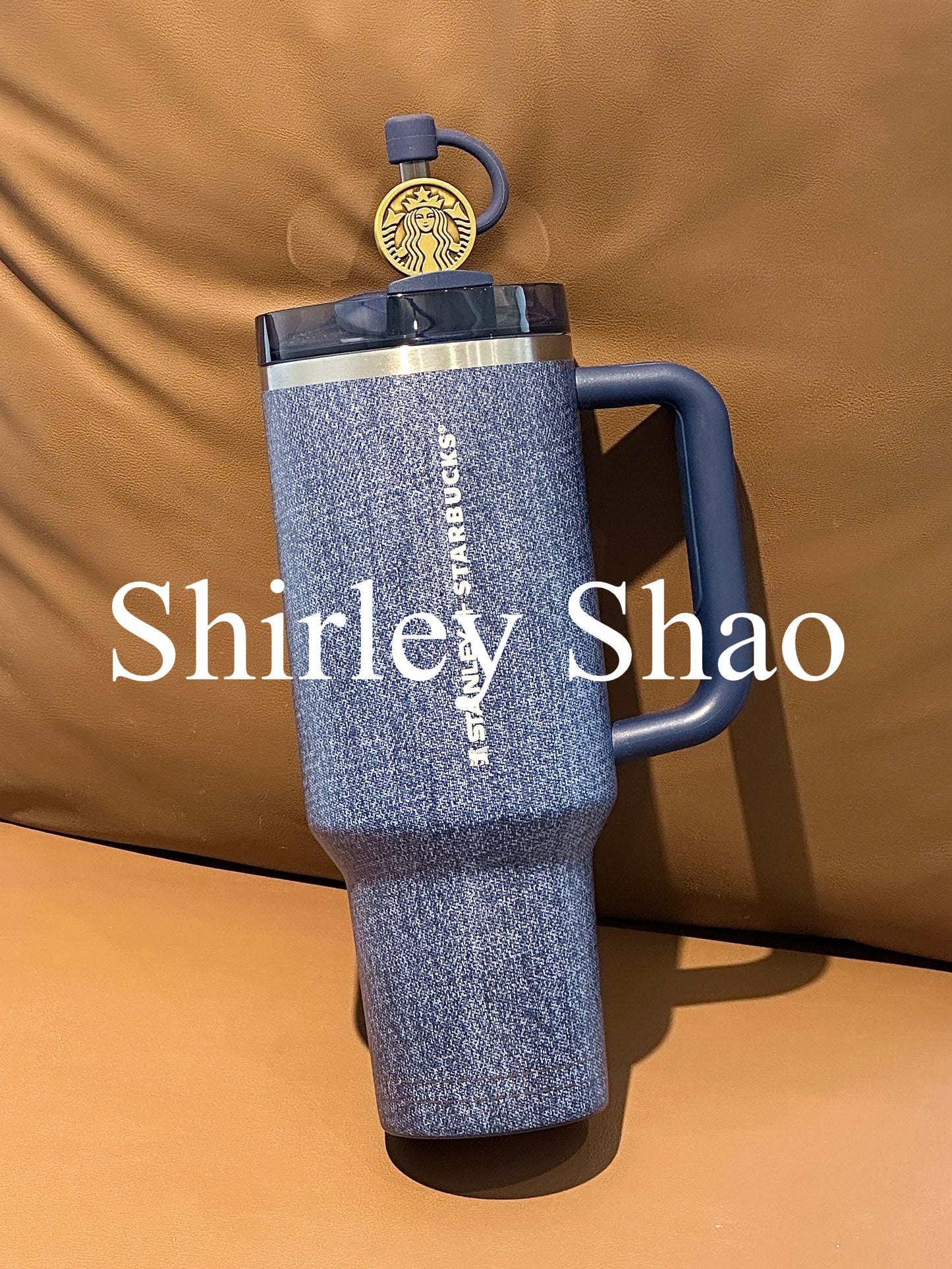 40oz Starbucks China Denim Stanley Stainless Steel Cup(Release 3/17)