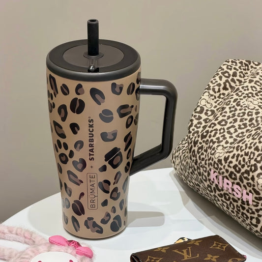China Starbucks Leopard Print Brumate Stainless Steel Cup 30oz