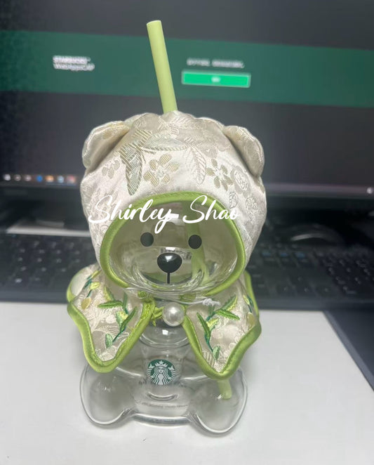 20oz Starbucks China Spring Bearista Glass Cold Cup 20oz(release 3/24)