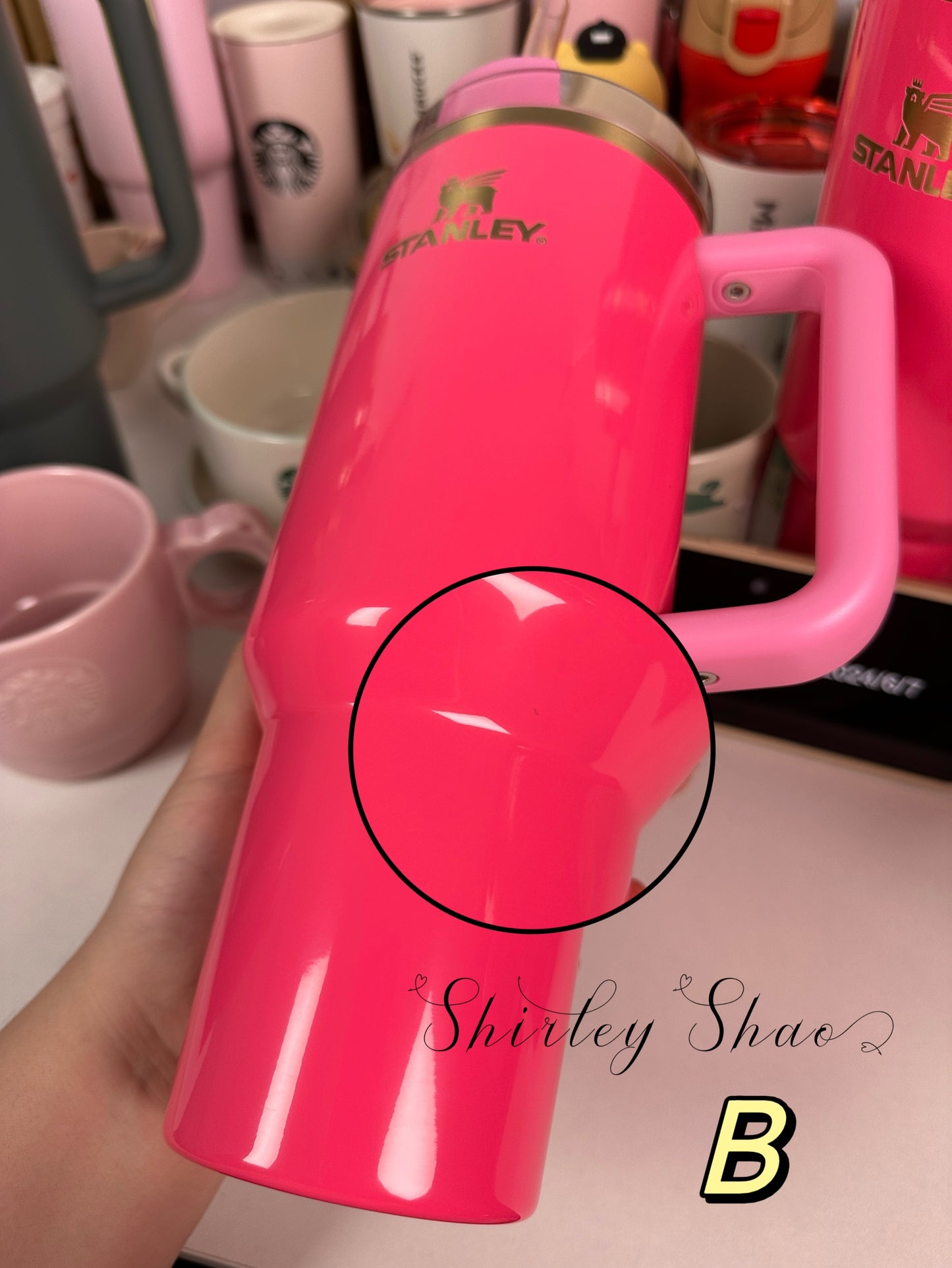 Per-order 40oz Korea Pink Parade Stanley