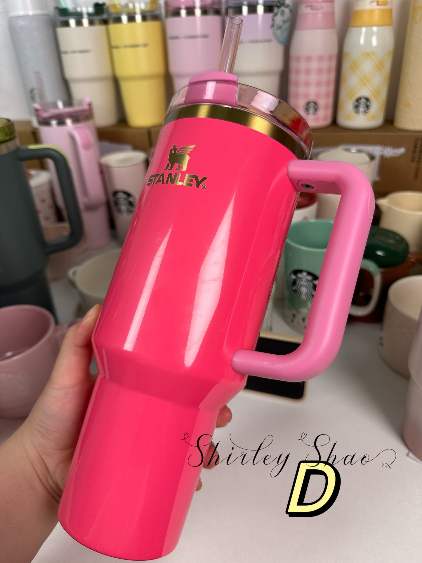 Per-order 40oz Korea Pink Parade Stanley