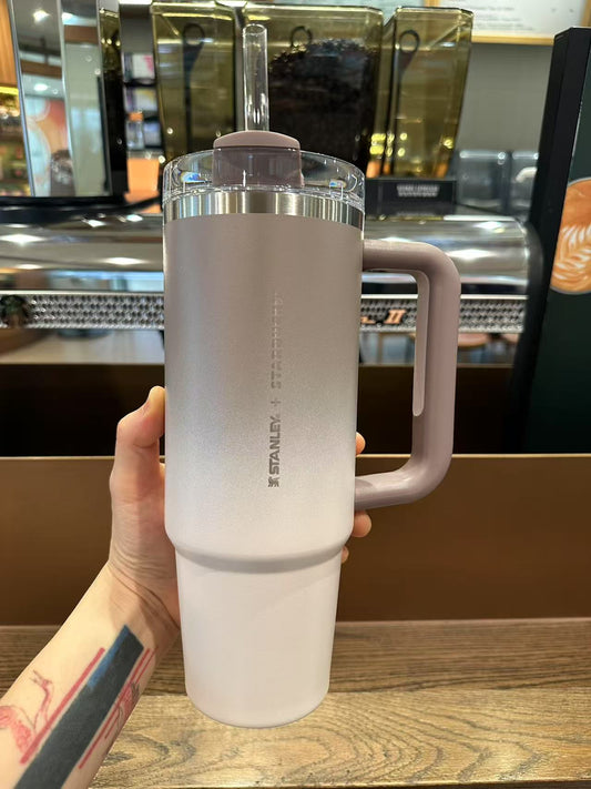 30oz Hongkong&Macao Starbucks Mocha Gradient Stanley Stainless Steel Cup