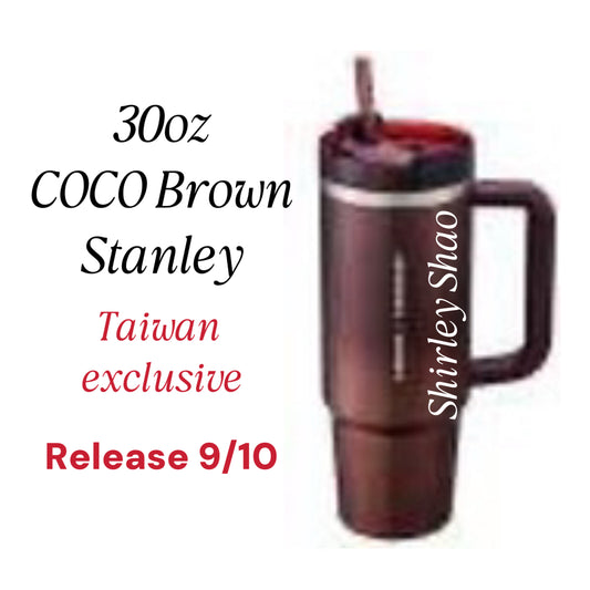 30oz Taiwan Starbucks COCO Brown Stanley (Release 9/10)