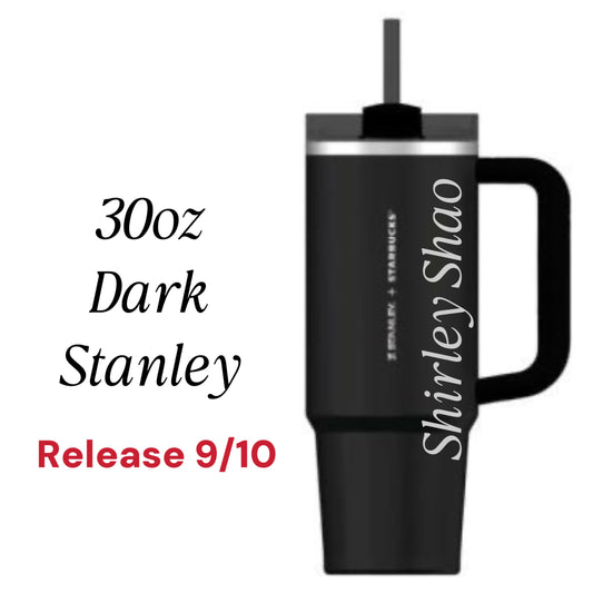 30oz Asia Starbucks Dark Stanley (release 9/10）