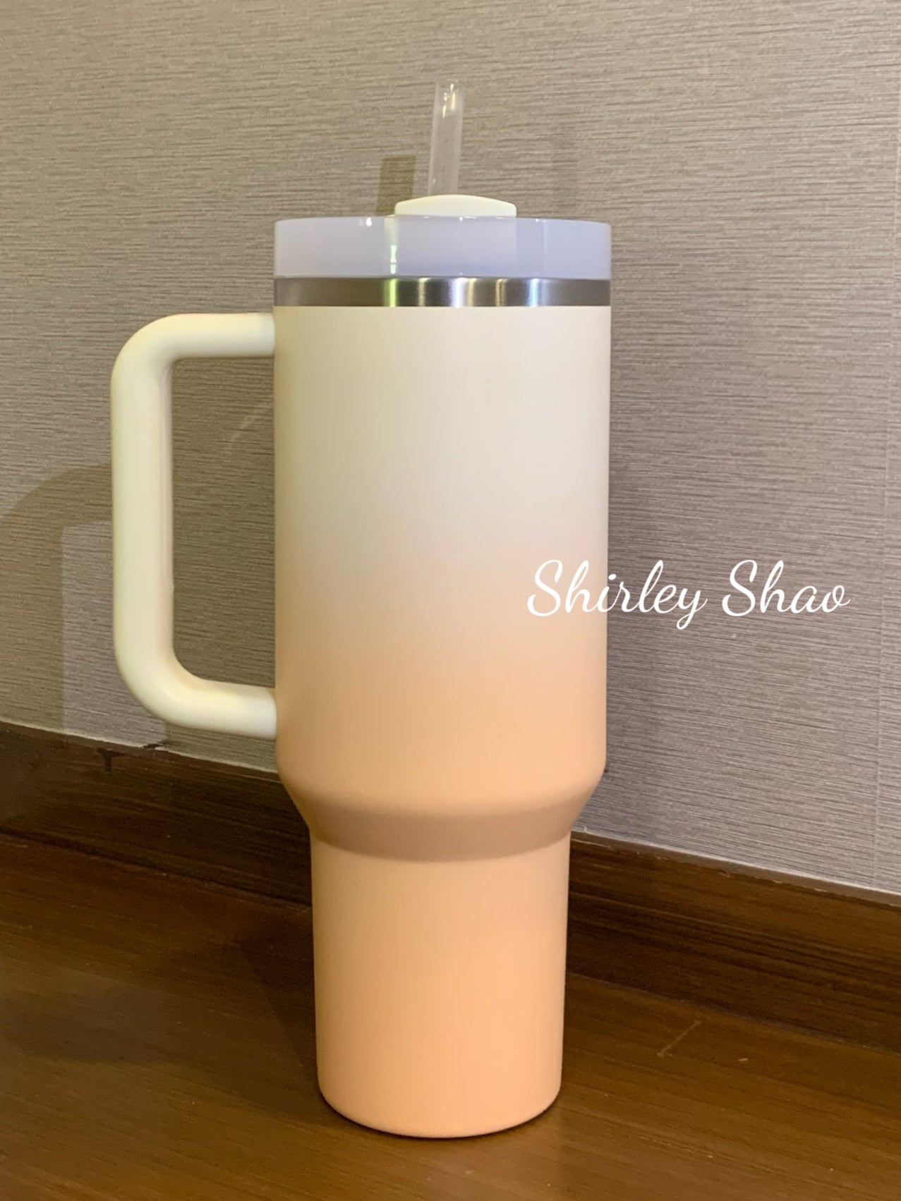 40oz HongKong Starbucks Peach Stanley Stainless Steel Quencher Tumblers