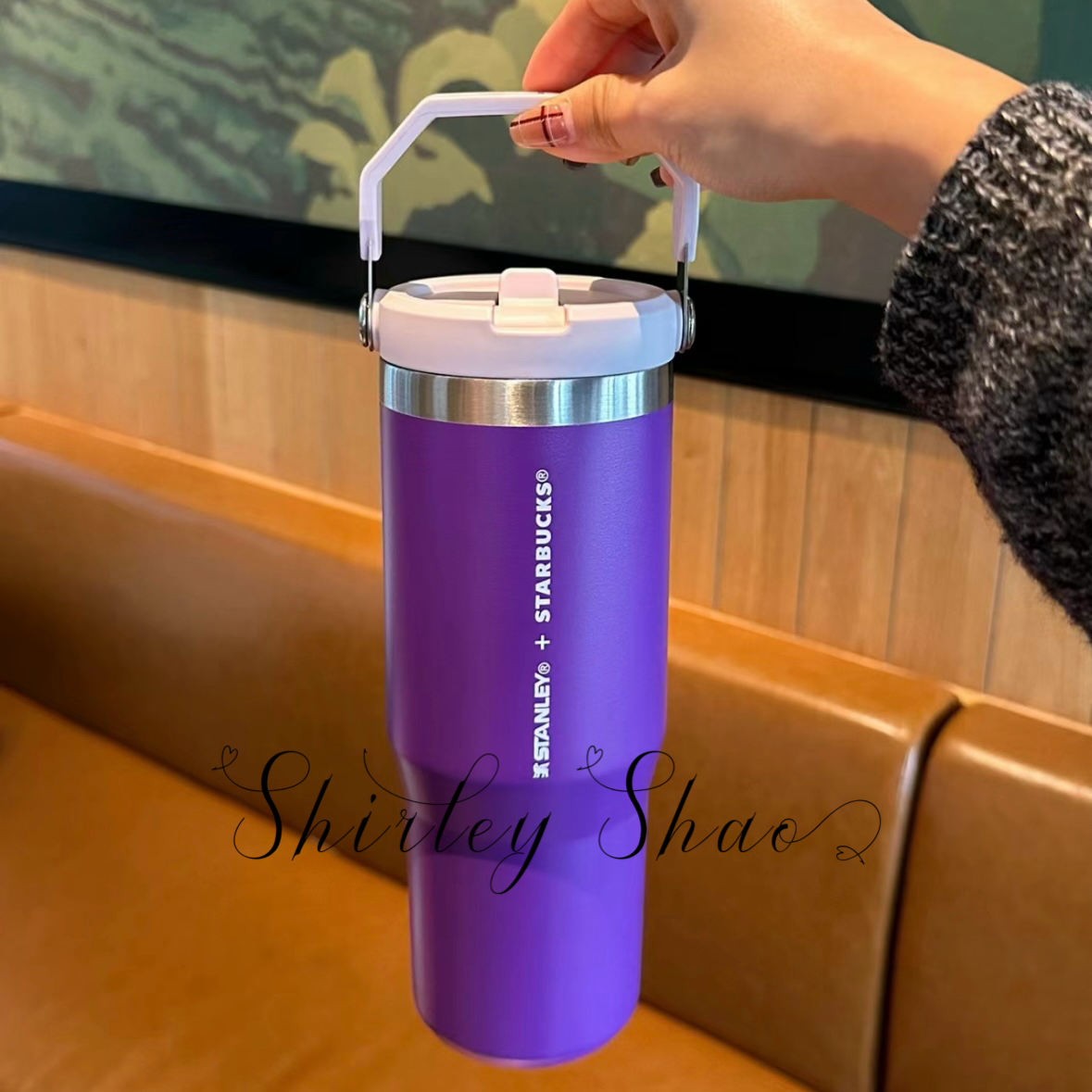 30oz China Purple Stainless Stanley Tumbler