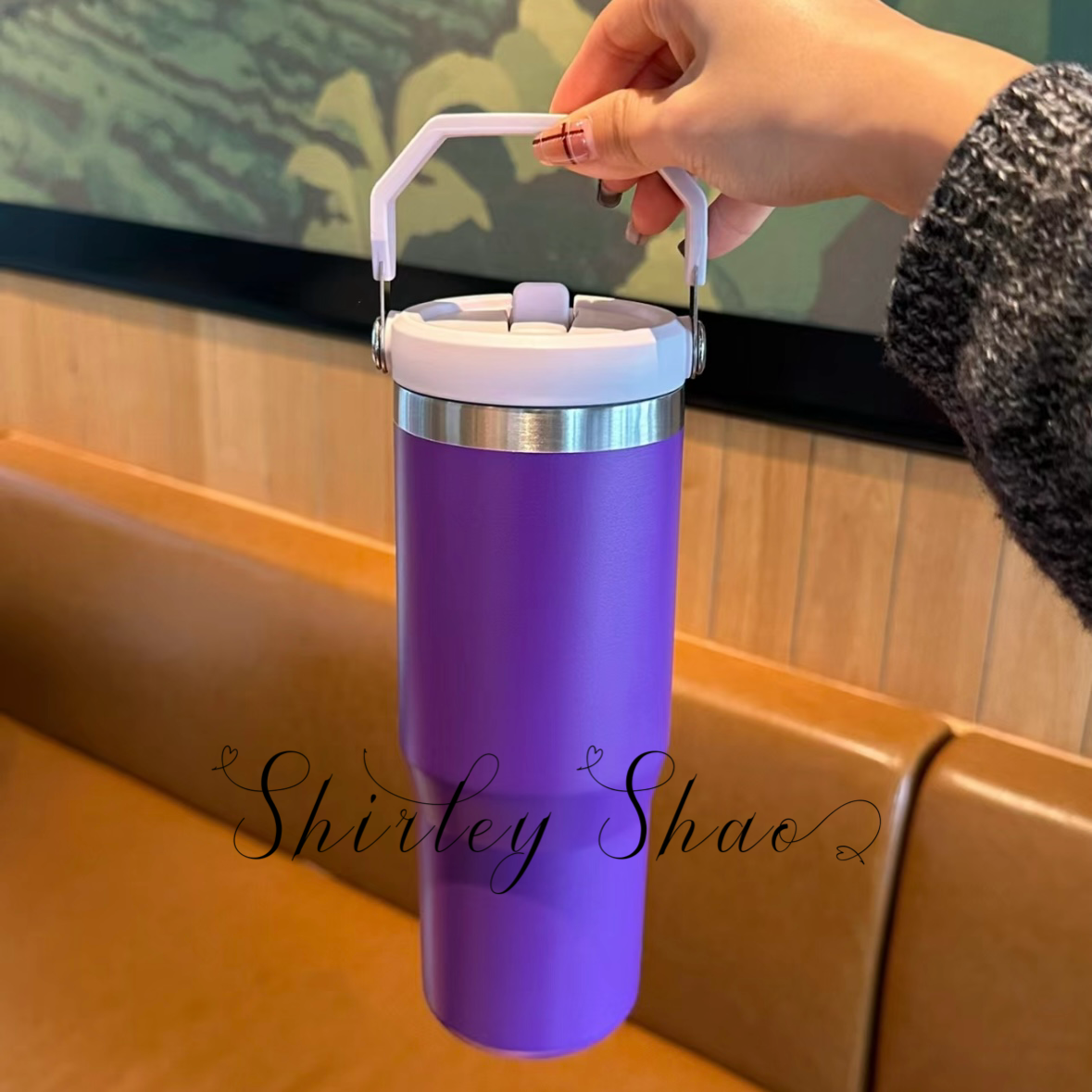 30oz China Purple Stainless Stanley Tumbler