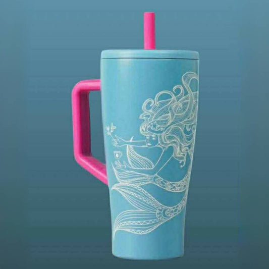 30oz Starbucks Vietnam Blue Pink Brumate Stainless Steel Cup