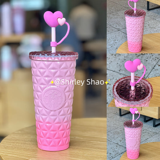 Starbucks Thailand Valentine’s Day Pink Dion Stainless Steel Cup