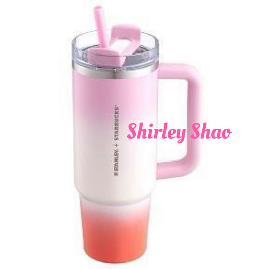 30oz Taiwan Starbucks 2025 trio ombre Stanley
