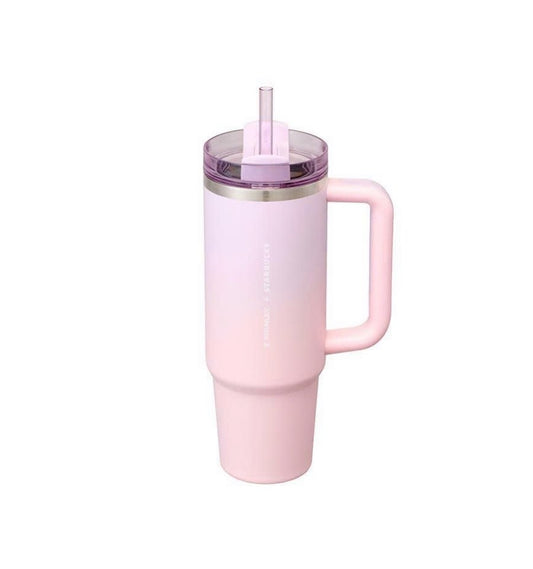 30oz Starbucks Korea Cherry Blossom Stanley Pink Stainless Steel Cup