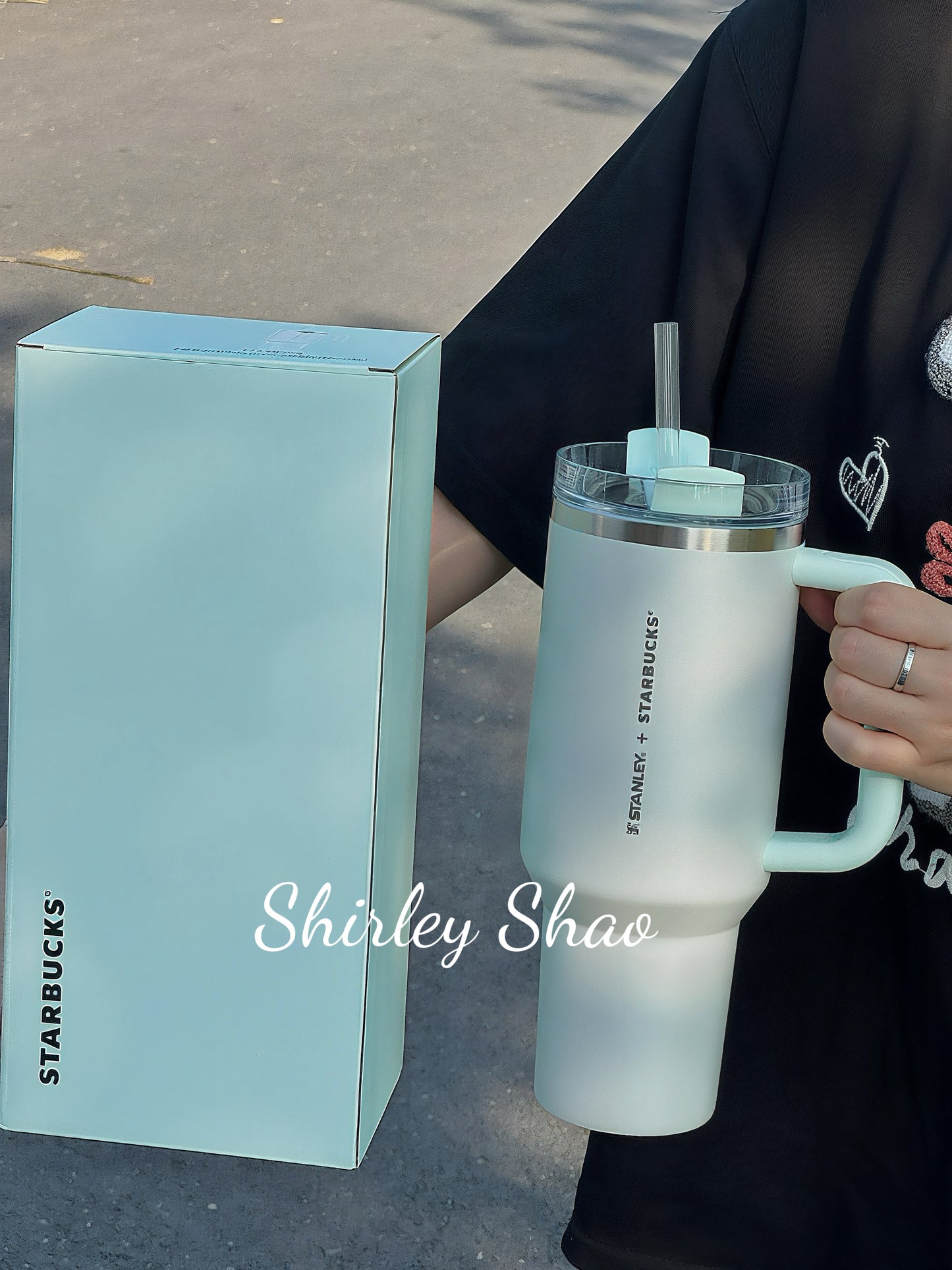 40oz China Starbucks Green Stanley Stainless Steel Cup