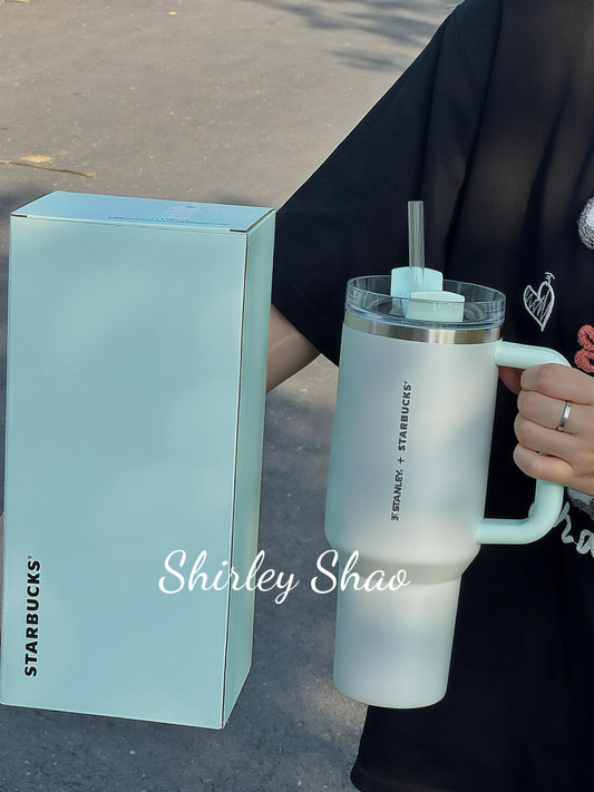 40oz China Starbucks Green Stanley Stainless Steel Cup